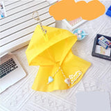 Hooded Jumpsuit Poncho Outfit for 17cm Labubu – Cute Mini Plush Doll Clothes & Accessories for Fans and Dress-Up Gifts
