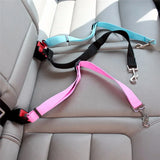 Pet Safety Travel Set: Dog Car Seat Belt with Breakaway Collar Leash, Solid Car Harness for Added Protection