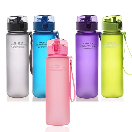 Frosted Sports Water Bottle: Ideal for Outdoor Activities, Leak-Proof Seal, Perfect for Children and Kids, BPA-Free