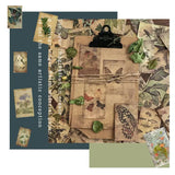 Vintage Collage Journaling Decoration: Memo Pad with 60 Sheets of Special Paper Material, Ideal for School Stationery.