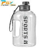 1.7L/2.7L Sport Water Bottle With Straw for Fitness Plastic Large Capacity Outdoor Water Tank Portable Travel Drinking Water Jug