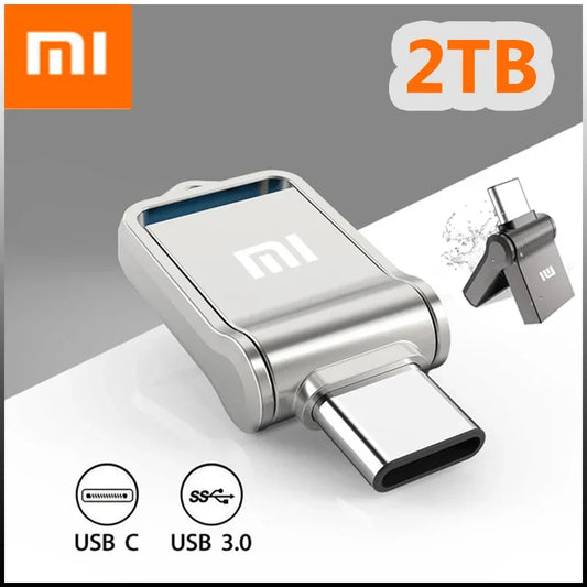 High-Speed USB 3.0 Flash Drive: Dual-Interface Type-C U Disk, Metal Memory Stick for Mobile Phones and Computers