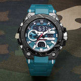 Men's Fashion LED Digital Quartz Watch – Waterproof Sport Wristwatch with Luminous Display