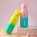 Double Vacuum Insulated Thermos Flask: Available in 600ml and 1000ml, Portable and Leakproof