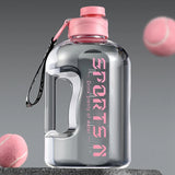 1.7L/2.7L Sports Water Bottle: Portable Gym Cycling Cup with Large Capacity for Fitness, Camping, Ideal for Men's Hydration