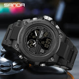 Men's Military Chronograph Watch – Waterproof Quartz Digital Sports Wristwatch for Men