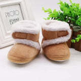 Baywell Newborn Soft Sole Fur Snow Boots: Keep Your Baby Warm in Autumn and Winter