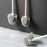 Long-Handled Toilet Brush: Household Cleaning Tool for Reaching Hard-to-Access Areas, Hangs on Wall for Easy Storage