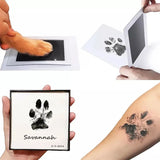 Pet Paw Print Ink Kit: Safe and Non-toxic for Cats and Dogs, Creates Baby Footprints, Handprints, and Pet Souvenirs without Ink Mess