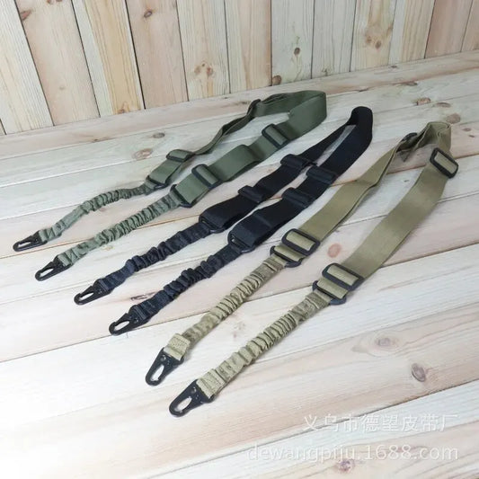 Multi-functional Tactical Gun Rope Belt: Double-Point Gun Sling for Outdoor Use, Designed for Special Forces, Cross-Body Gun Rope