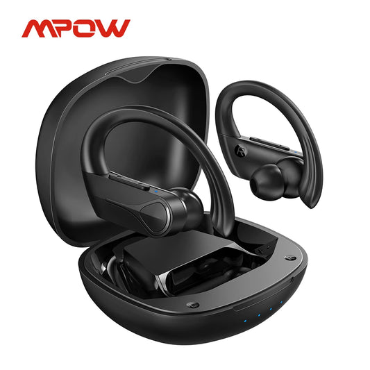 Mpow Flame Solo TWS Earbuds with Bluetooth 5.0 and ENC Noise Cancellation Mic, IPX7 Waterproof, Ideal for Running and Sports