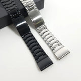 Luxury Stainless Steel Watch Band for Garmin Fenix 6, 6X, 7X, 7 Solar, 6 Pro, 5 Plus, Instinct, and epix Gen 2 - 22mm/26mm Strap