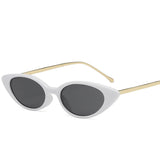 Women's Cat Eye Sunglasses Small Frame Sun Shades for Ladies Trendy Glasses UV400 Protection