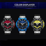 MEGIR Men's Fashion Military Waterproof Watch: Calendar, Luminous, Waterproof