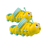 Summer Kids' Shoes – Adorable Cartoon Caterpillar Slippers, Soft EVA Non-Slip Baby Slides for the Beach