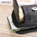 Men's PU Leather Waist Bag: Fashionable and Multi-functional for Phone, Wallet, and More