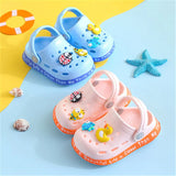 Non-Slip Cartoon Cave Hole Sandals for Kids: Quick-Drying, Soft-Soled Summer Slippers for the Beach and Garden