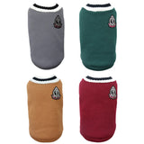 Autumn/Winter Pet Solid Color Costume: Christmas Sweater for Small Dogs and Kittens, Pullover Vest Clothes for Puppies