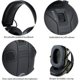 High-Value CS Tactical Ear Muffs Noise Isolation Earphones Anti-Noise Earbuds for Hearing Protection