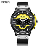 MEGIR Men's Fashion Military Waterproof Watch: Calendar, Luminous, Waterproof