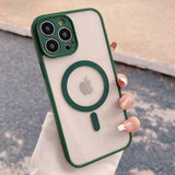 High-End Magnetic Wireless Charging Case for iPhone Models: Shockproof Soft Cover