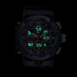 Men's Military Waterproof Watch – Quartz Sport Timepiece with Date Feature | Luxury Digital and Analog Wristwatch