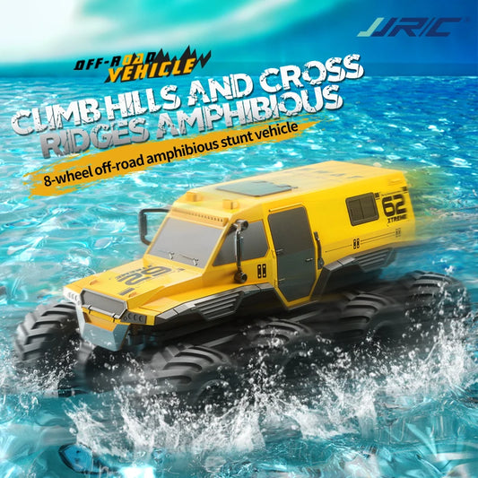 Kids' Electric Amphibious RC Car: Cross-Country Climbing, Waterproof, Armored Toy for Boys