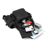 Men's Mini Backpack with USB Port: Small Sports Bag, Sling Chest Bag, Multifunctional Crossbody Bag