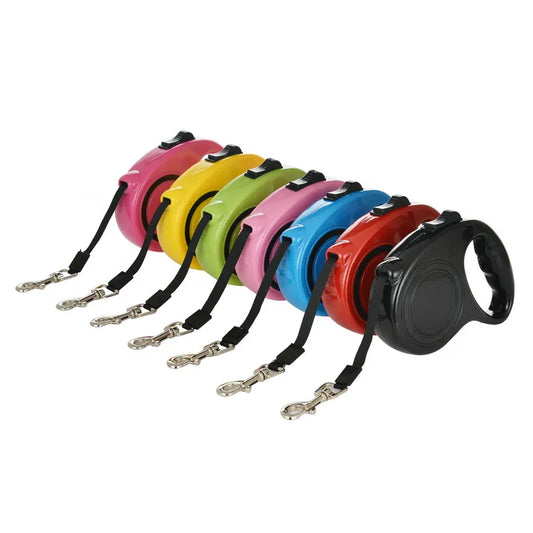 Automatic Retractable Dog Leash: 3m or 5m Length, Ideal for Small Dogs, Cats, Chihuahuas, and Yorkshire Terriers