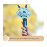 Personal Portable Stroller Fan: Handheld and Desk Fan with 500mAh USB Rechargeable Battery, Ideal for Baby Beds, Car Seats, and Strollers