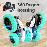 360° Drift Stunt RC Car: Double-Sided Flips, Remote Control, 4WD