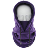 Winter Cycling Balaclava: Windproof, Plush-Padded Ski Hood Cap for Outdoor Warmth