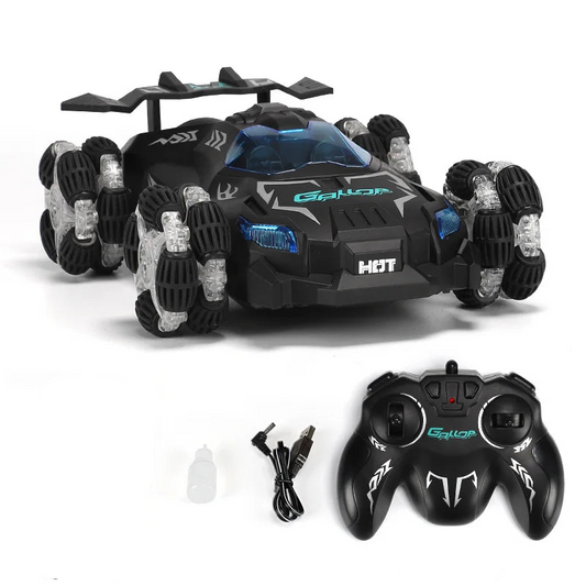 2.4G RC Drift Spray Racing Toy - High-speed, Music, Lights, for Kids' Enjoyment