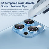 Metal Ring Design Camera Lens Cover for iPhone 14, 13 Pro Max, 14 Plus, and 13 Mini - Ensures Optimal Protection