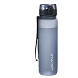 UZSPACE Sports Water Bottle: BPA-Free Tritan Frosted Plastic, Available in 500ml or 1000ml, Leakproof Design with Shaker and Tea Filter