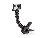 GoPro Jaws Flex Clamp Mount for 7/6/5/4/3/3+, as well as SJCAM SJ4000, SJ5000, and M20 cameras.