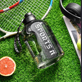 1.7L/2.7L Sport Water Bottle With Straw for Fitness Plastic Large Capacity Outdoor Water Tank Portable Travel Drinking Water Jug