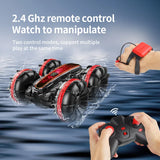 Double-Sided Stunt Remote Control Aquatic Vehicle - A Fun Beach Toy.