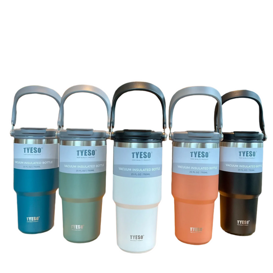 Stainless Steel Thermal Vacuum Mug: Available in 600ml, 750ml, and 900ml, Non-slip and Leak-Proof, Perfect for Coffee, Milk Tea, and Water