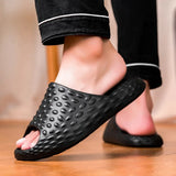 Stylish Summer Beach Slippers For Men Wear-Resistant Flip Flops with Thick Soles for Lightness and Comfort