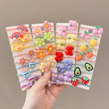 Cute Cartoon Elastic Bands: 50Pcs/Lot Children's Hair Accessories