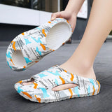 Fashionable Outdoor Slippers for Men and Women: Trendy Thick Platform Non-Slip Slides