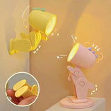 Mini LED Night Light: Cute Pet Design, Great For Students. Cartoon Folding Lamp For Kids' Rooms, Bedrooms And Living Room Decor