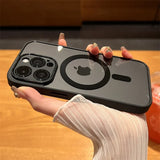 High-End Magnetic Wireless Charging Case for iPhone Models: Shockproof Soft Cover