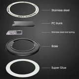 Magnetic Phone Ring Holder for iPhone and Samsung – Foldable Grip with MagSafe, Desktop Kickstand for Live Streaming and Video Calls