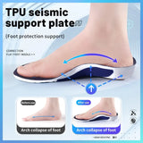 Orthopedic Sport Insoles: Shock Absorption, Deodorant, Breathable Cushioning for Running Shoes, Suitable for Men and Women