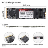 NGFF Solid State Drive: M.2 SATA SSD in 120GB, 128GB, 240GB, 512GB, 1TB, Models 2280 & 2242HDD for Desktop and Laptop Use