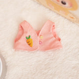 Labubu V1/V2 Old Money Style Vest – Macaron Color Fashion Outfit for 17cm Plush Dolls, Elegant Doll Clothes & Accessories Gift