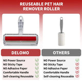 Pet Hair Remover Roller: Self-Cleaning Dog & Cat Fur Removal Tool, Efficient for Animal Hair, Ideal for Furniture