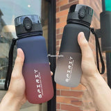 1 Liter Large Sports Water Bottle: Leak-Proof, Colorful Plastic, Ideal for Outdoor Travel and Gym Fitness